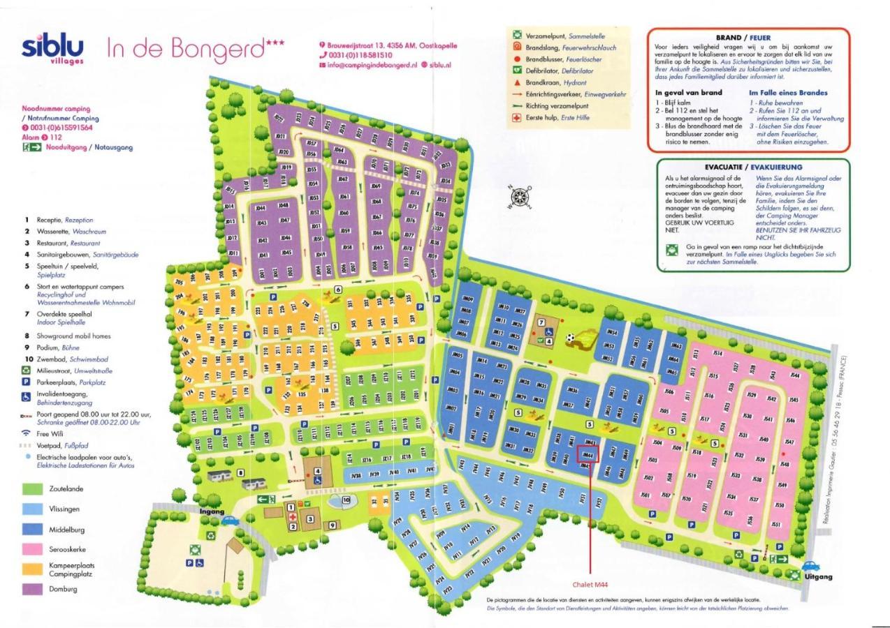 Chalet M44 Oostkapelle Eksteriør bilde